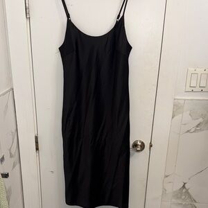 Elegant Black Slip Dress